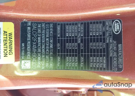 2021 Land Rover Discovery Sport Se from USA, damaged, VIN SALCP2FX4MH904300